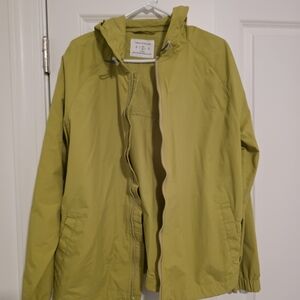 Urban Outfitters Chartreuse Hooded Jacket